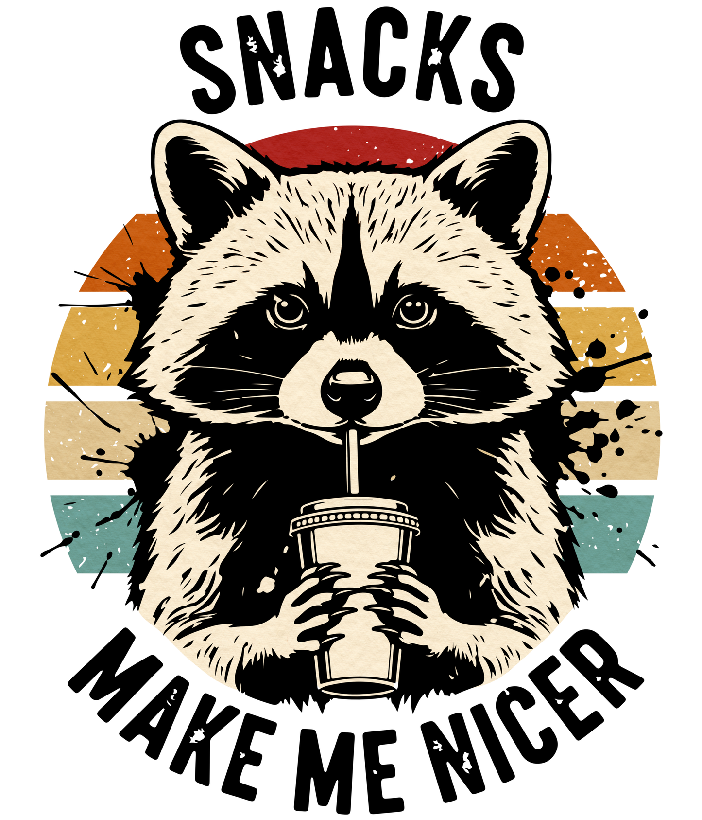 Snacks Make Me Nicer DTF Transfer