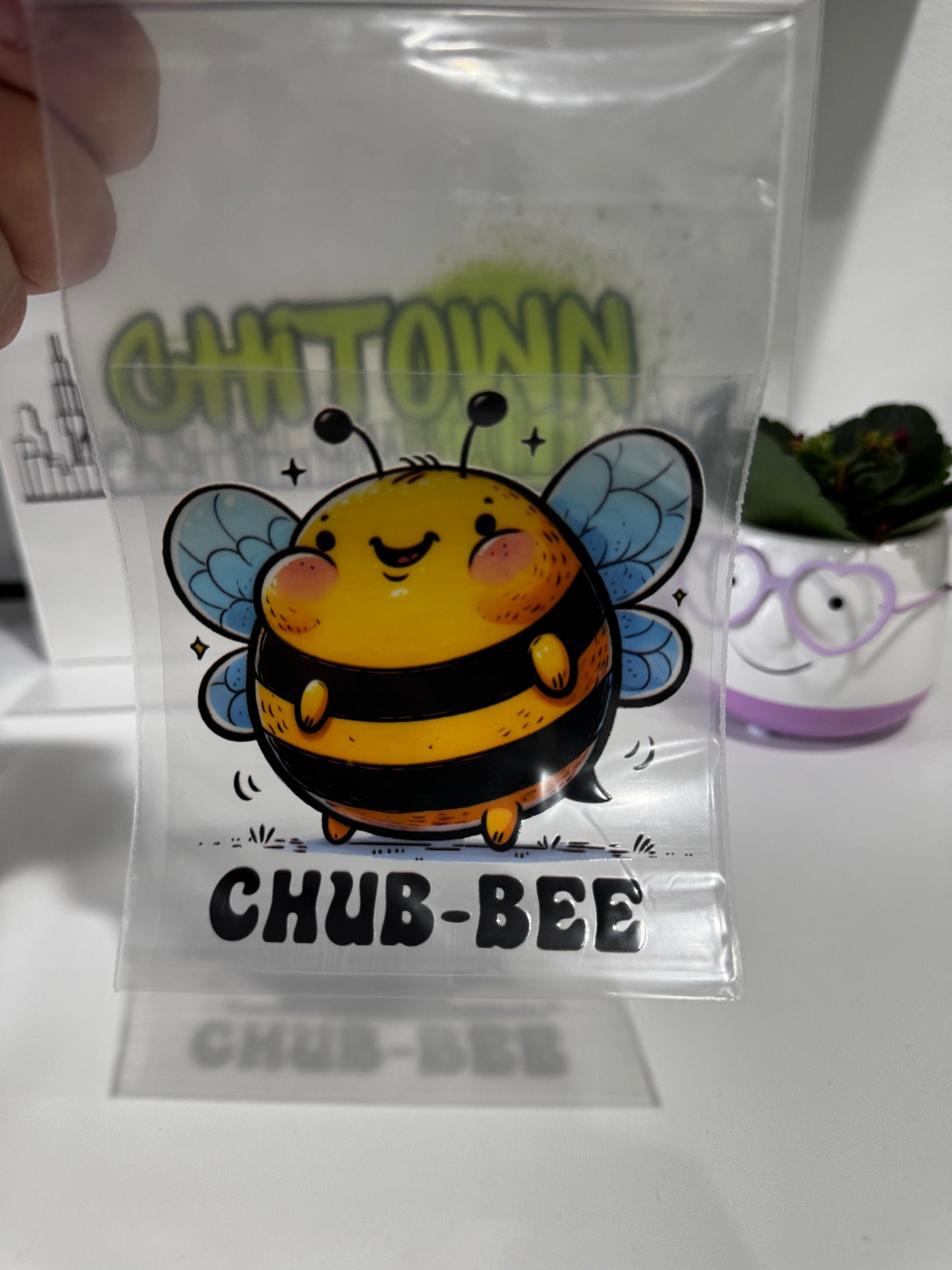 UV DTF Stickers Chub BEE
