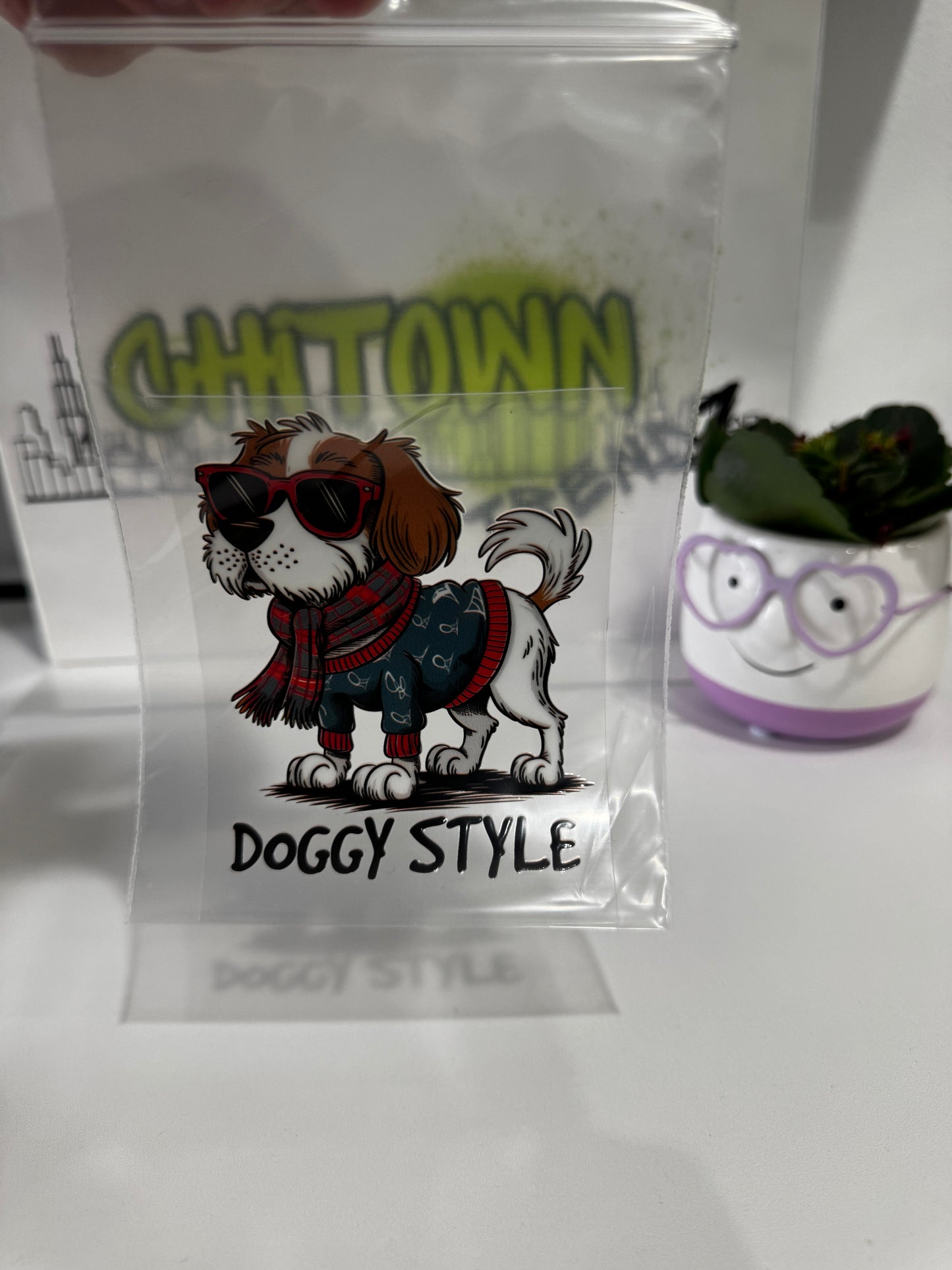UV DTF Stickers Doggy Style