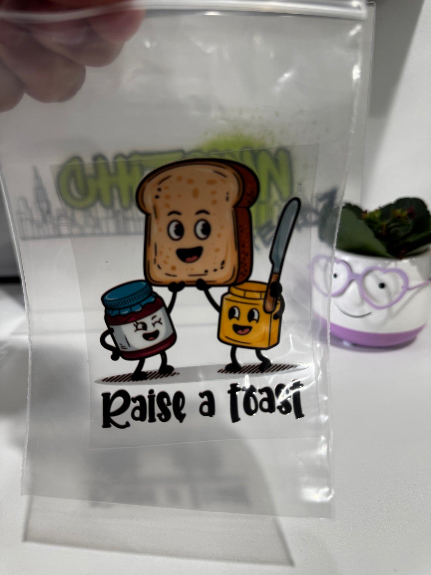 UV DTF Stickers Raise a Toast