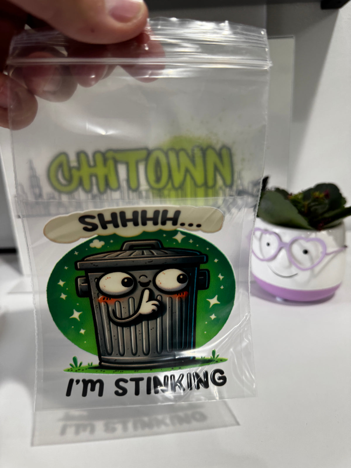 UV DTF Stickers SHHHH I'm Stinking