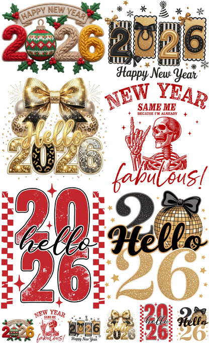 Hoja de pandillas de Año Nuevo