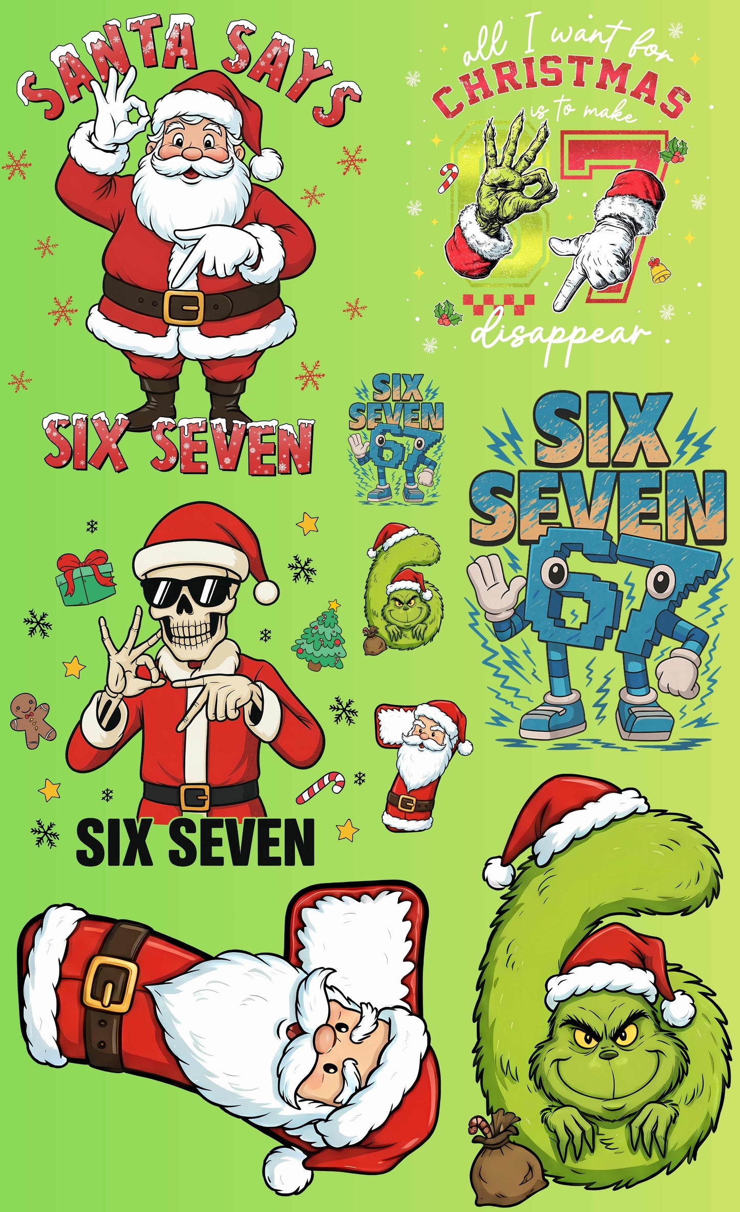 Dibujos animados de Navidad 6-7