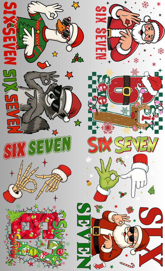 KIDS Christmas 6-7 Gang Sheet