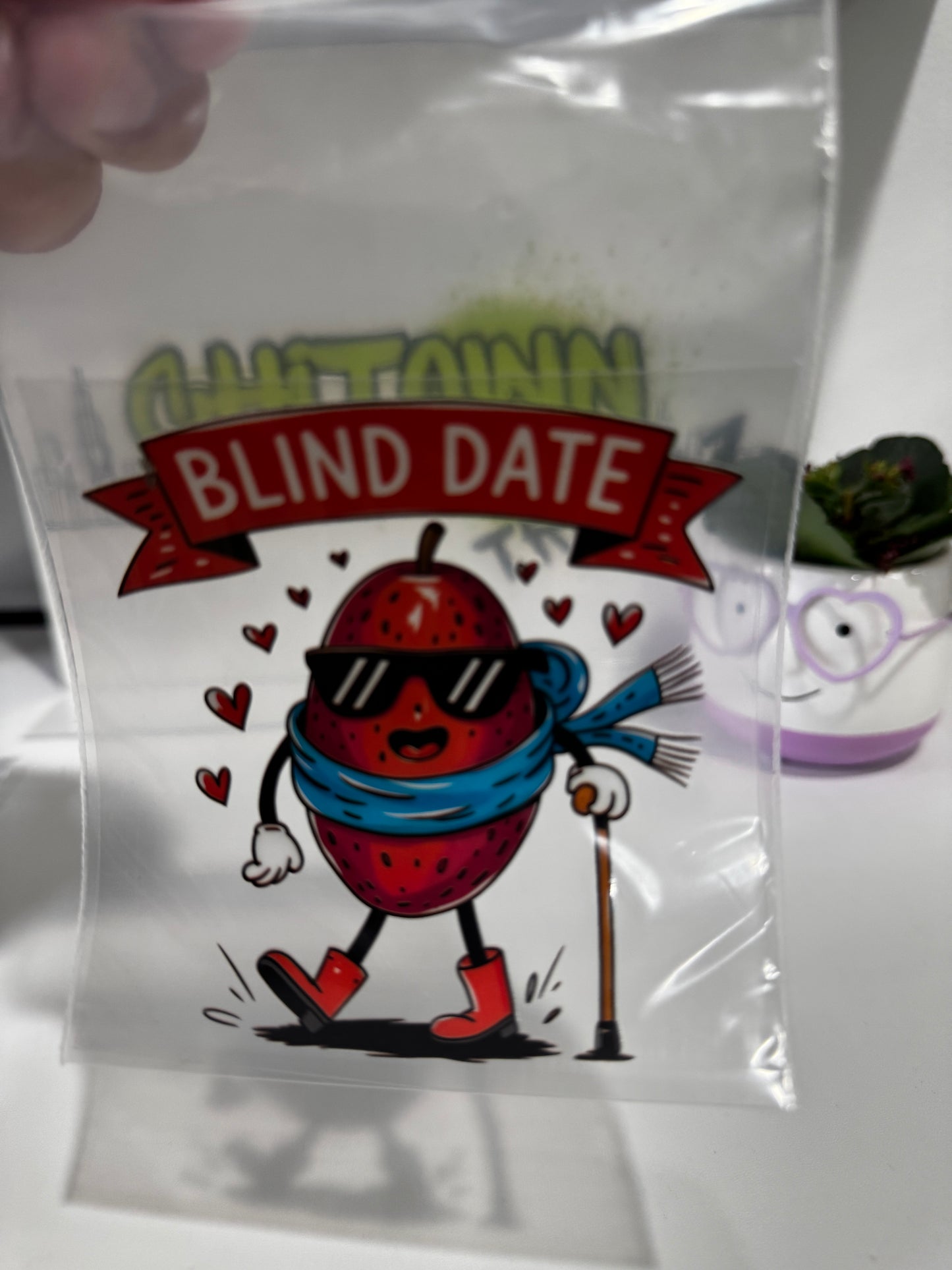 UV DTF Stickers Blind Date