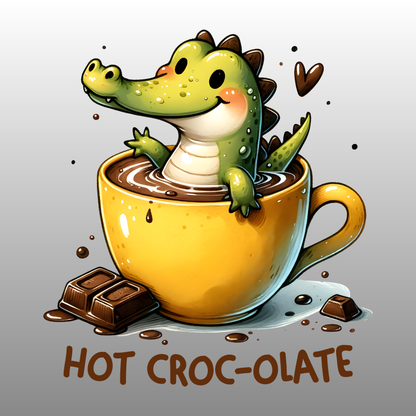 UV DTF Stickers Hot Croc-olate