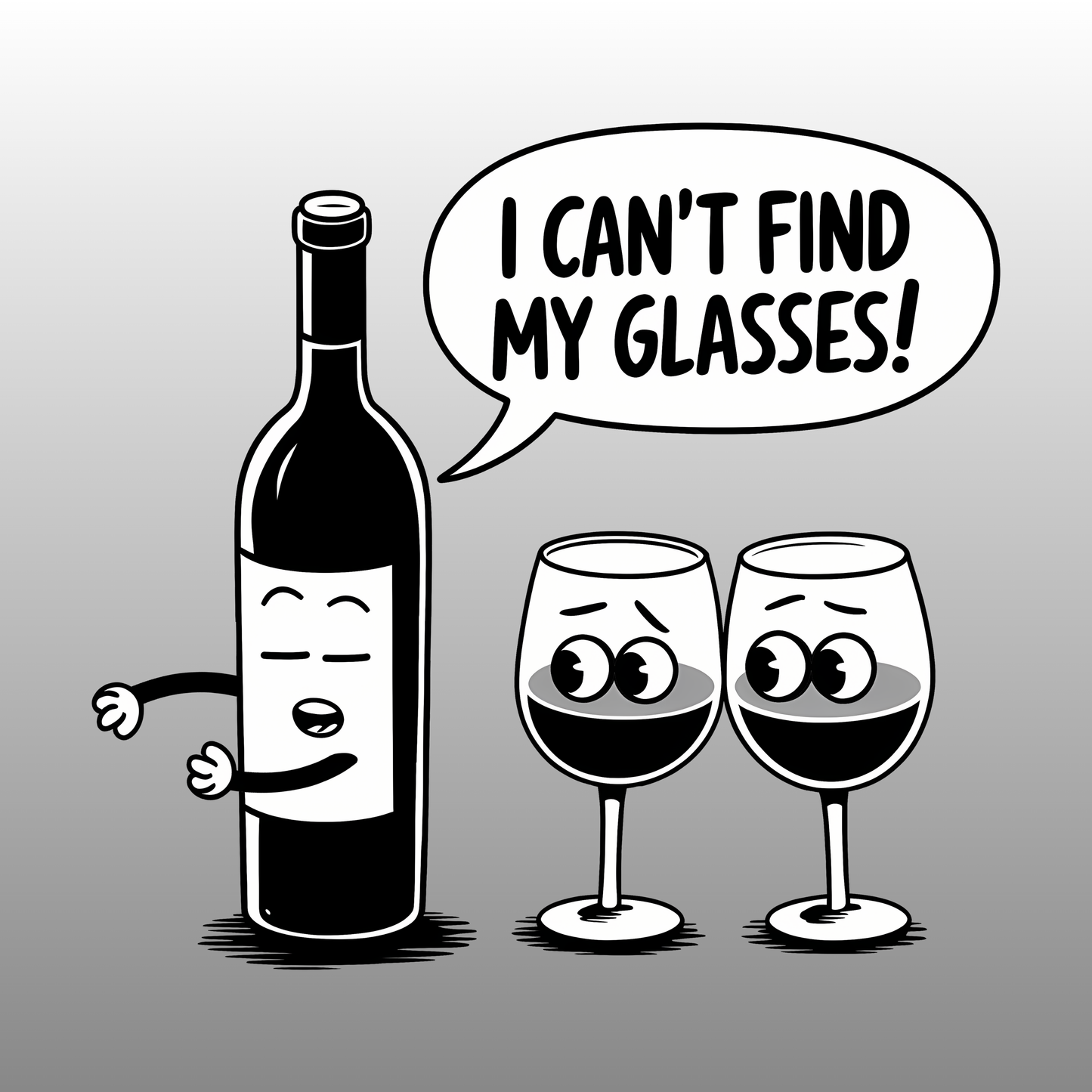 UV DTF Stickers Can't find my glasses