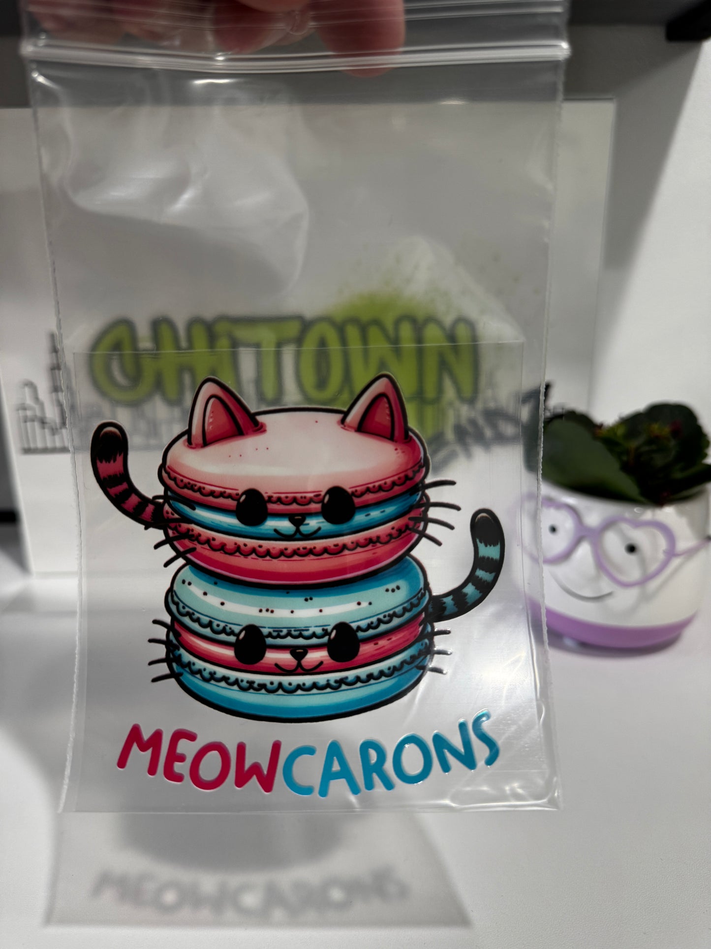 UV DTF Stickers Meowcarons