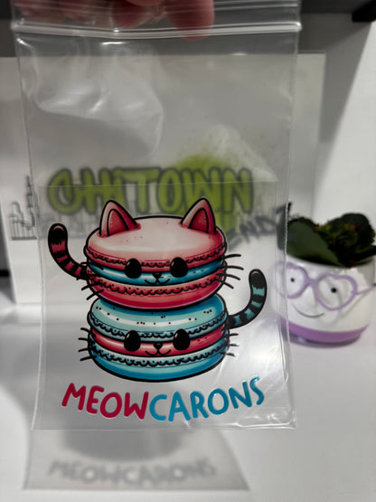 UV DTF Stickers Meowcarons