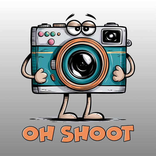 UV DTF Stickers Oh Shoot