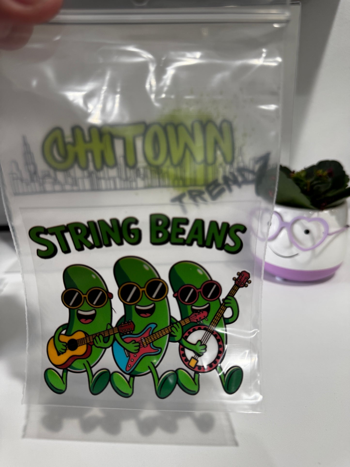 UV DTF Stickers String Beans