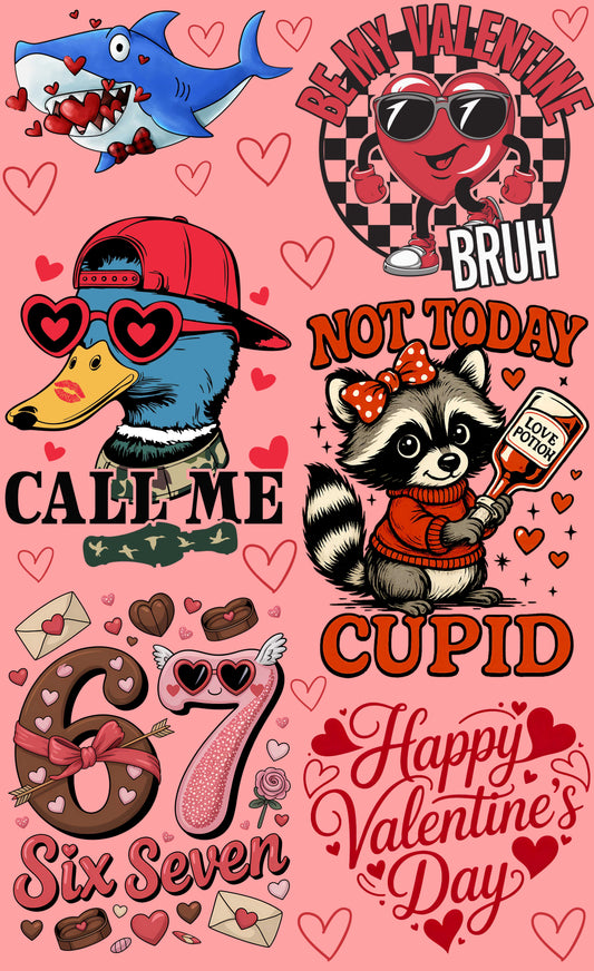 Fun & Adorable Valentine’s Day Gang Sheet