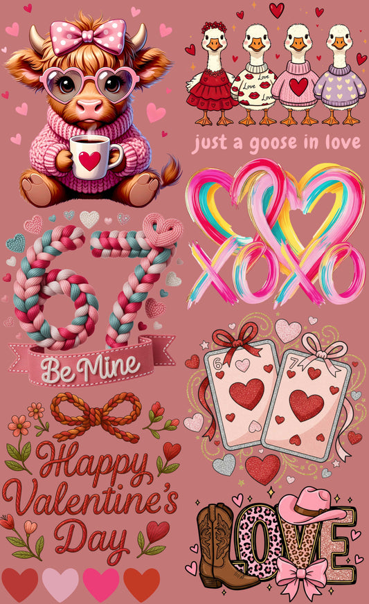 Dulce, tonta y llena de amor. Hoja de pandilla. 