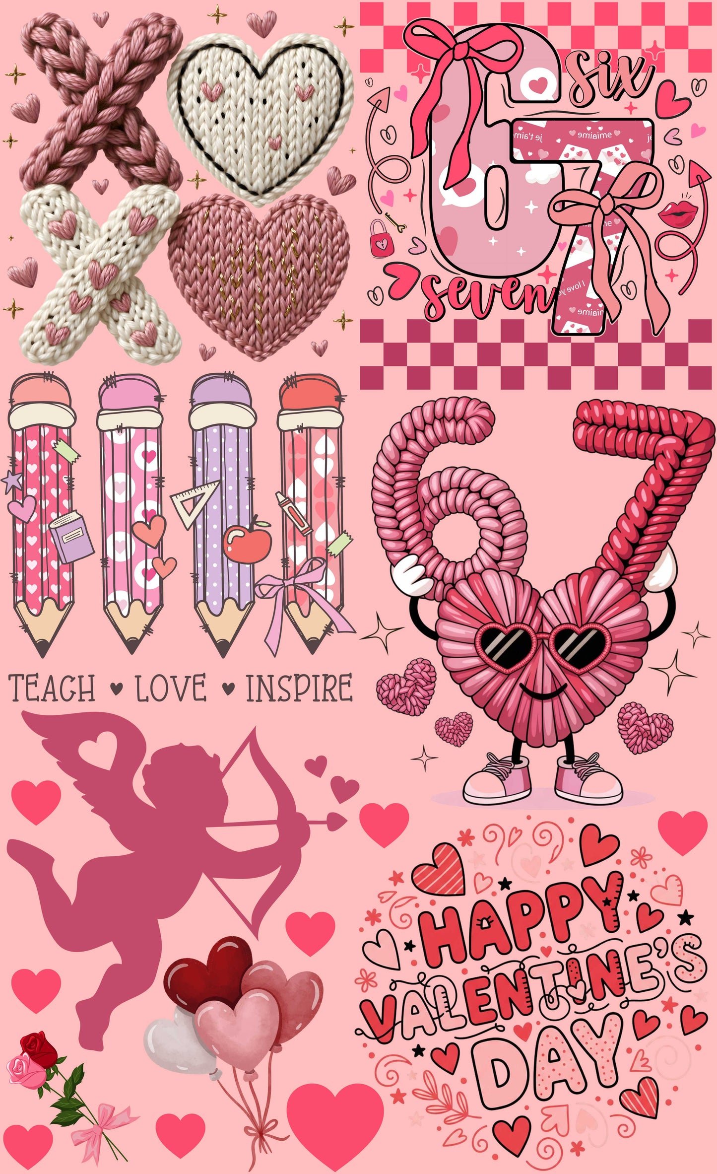 Valentine's Charm Gang sheet