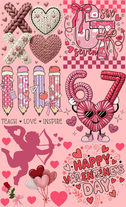 Valentine's Charm Gang sheet