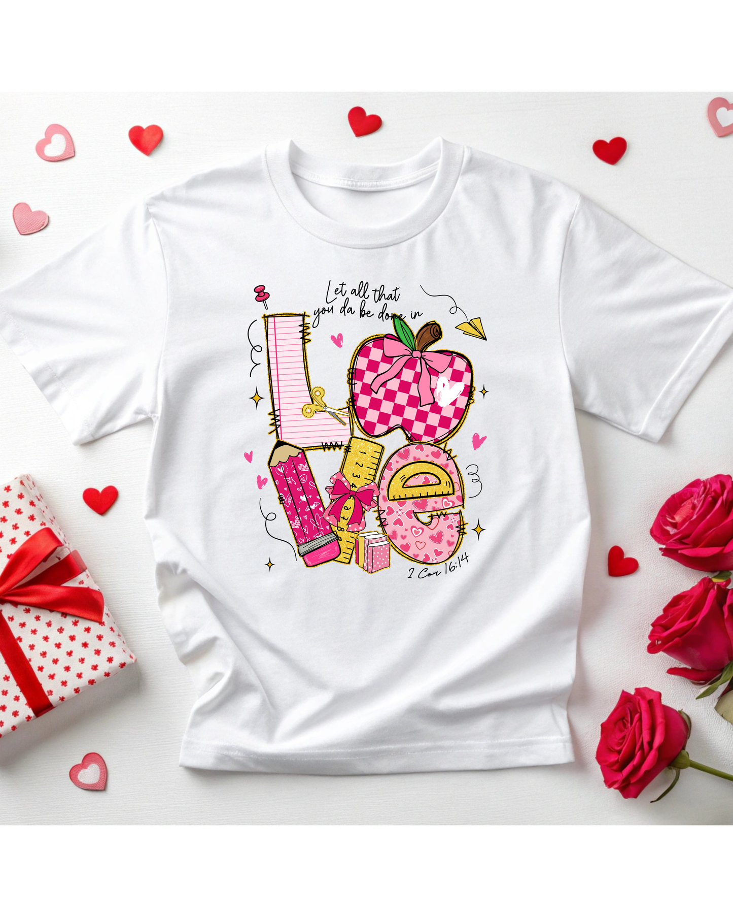 Hoja de la pandilla de maestros de San Valentín: edición "El maestro favorito de Cupido" 💘🍎