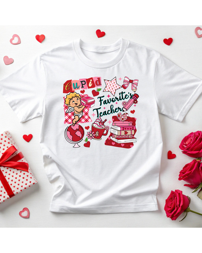 Hoja de la pandilla de maestros de San Valentín: edición "El maestro favorito de Cupido" 💘🍎