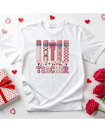 Hoja de la pandilla de maestros de San Valentín: edición "El maestro favorito de Cupido" 💘🍎