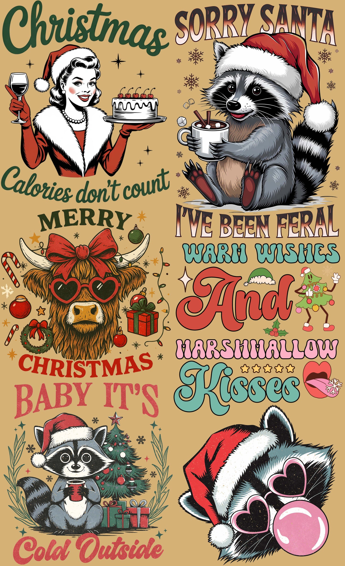 Travesuras navideñas retro