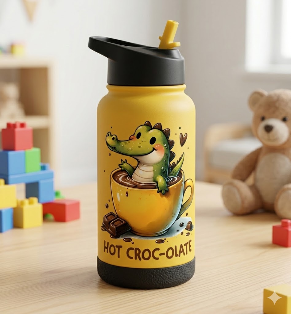 UV DTF Stickers Hot Croc-olate